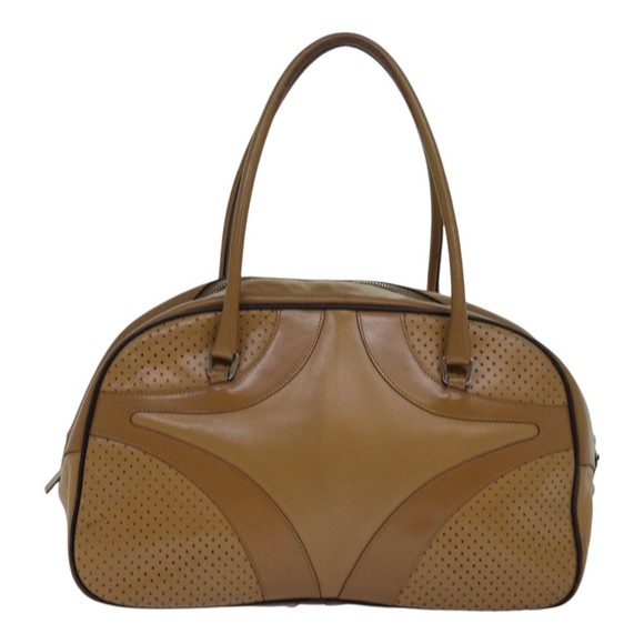 PRADA Hand Bag Leather Brown Auth bs16742 - Picture 2 of 16